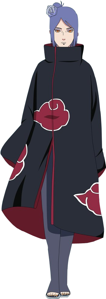 Konan Png - Naruko Uzumaki Akatsuki Clipart (779x1025), Png Download