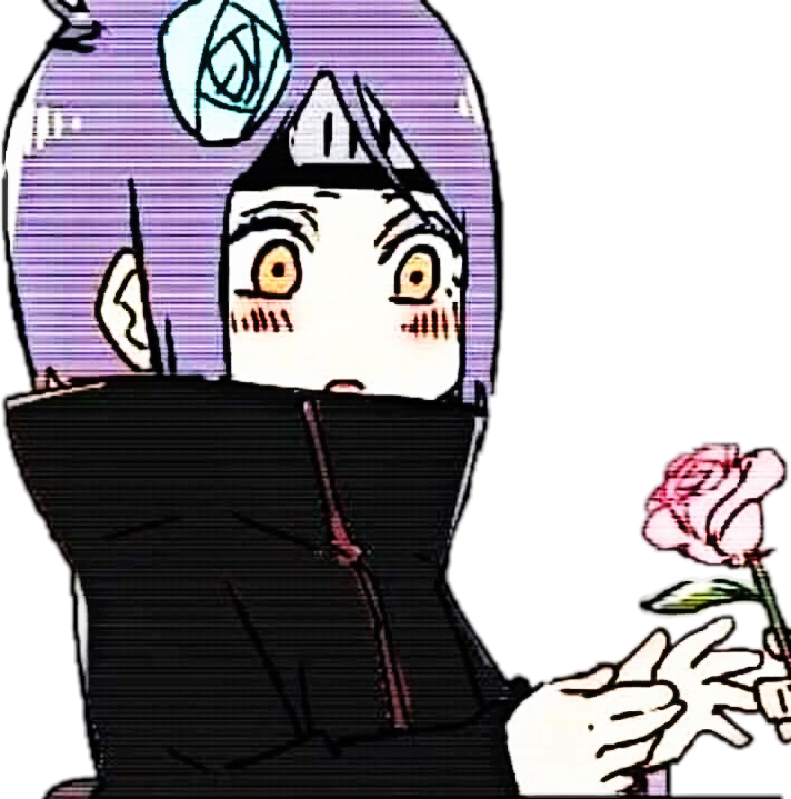 Konan Narutoshippuden Stickergoals - Cartoon Clipart (712x719), Png Download