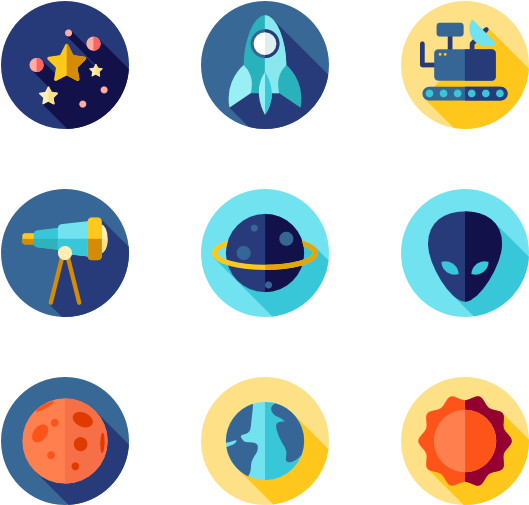 Space - Movie Icon Png Clipart (600x564), Png Download