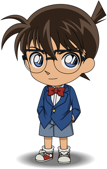 江戸川コナン - Hình Ảnh Conan Chibi Clipart (500x769), Png Download