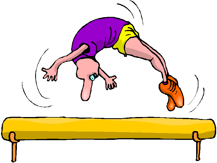 Flipped Classroom Clipart - Cartoon Pictures Of Gymnastics - Png Download (759x571), Png Download
