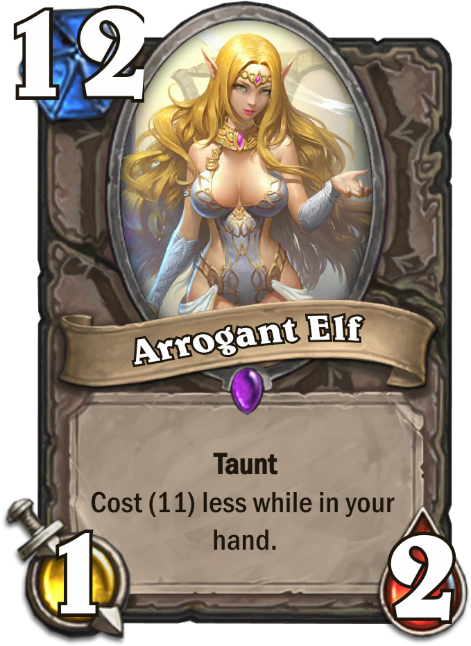 92 - Crystal Stag Hearthstone Clipart (708x944), Png Download