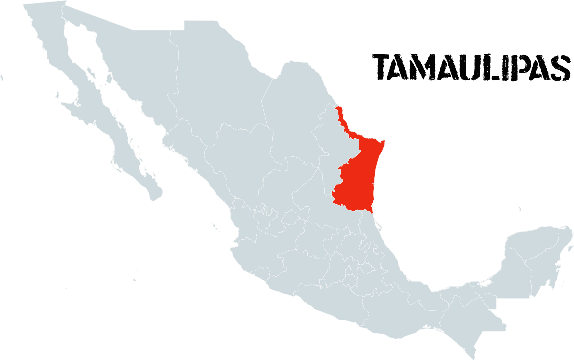 Under Narco Control - Mexico Map Png Clipart (1350x750), Png Download