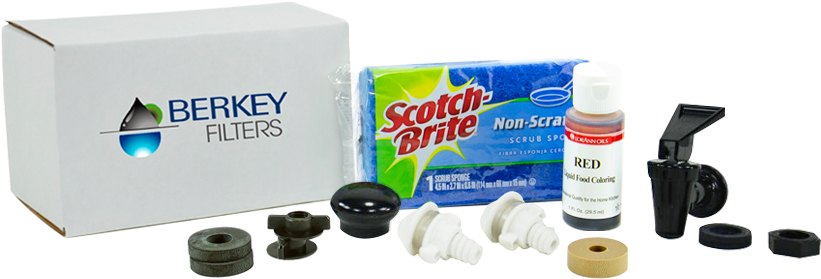 Keep Your Stainless Steel Berkey Water Filter In Tip-top - Scotch Brite Clipart (907x402), Png Download