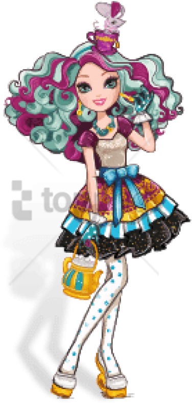Free Png Ever After High Personagens Png Image With - Ever After High Characters Madeline Hatter Clipart (480x841), Png Download