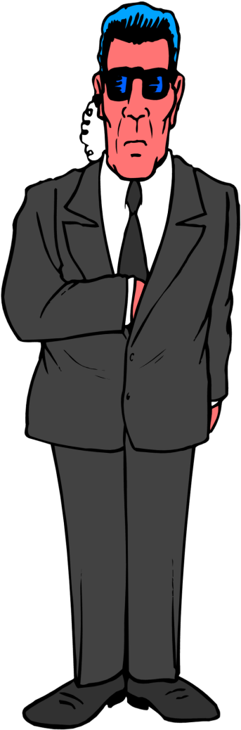 Secrets - Secret Service Clip Art - Png Download (350x1037), Png Download