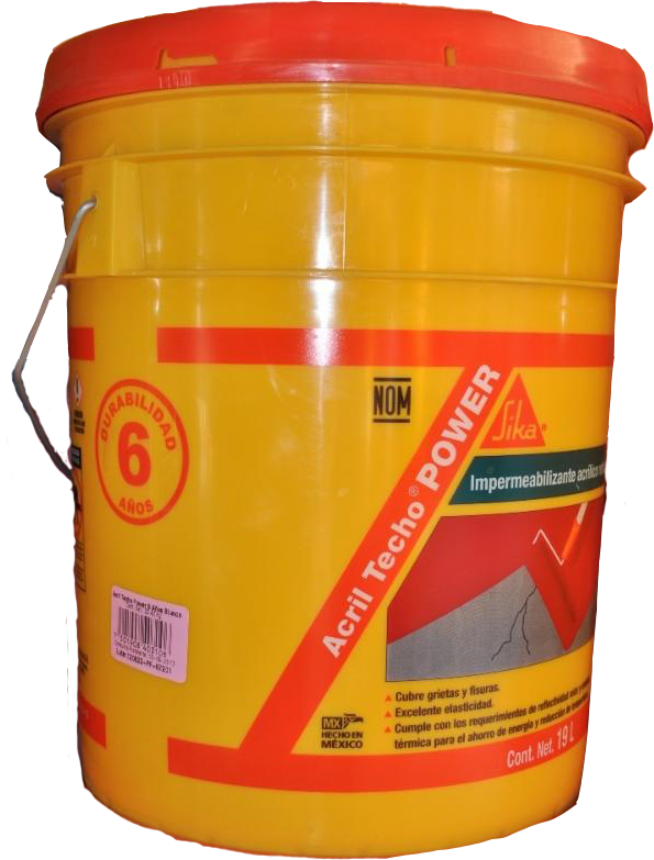 6 - Sika Acril Techo Power Clipart (595x783), Png Download