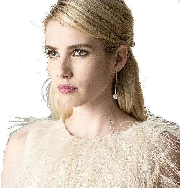 Sticker Risitas Emma Roberts Scream Queens Bitchface - Scream Queens Channel 1 Clipart (613x641), Png Download