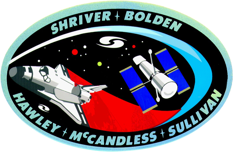 Sts 31 Patch - Astronaute Clipart (800x525), Png Download