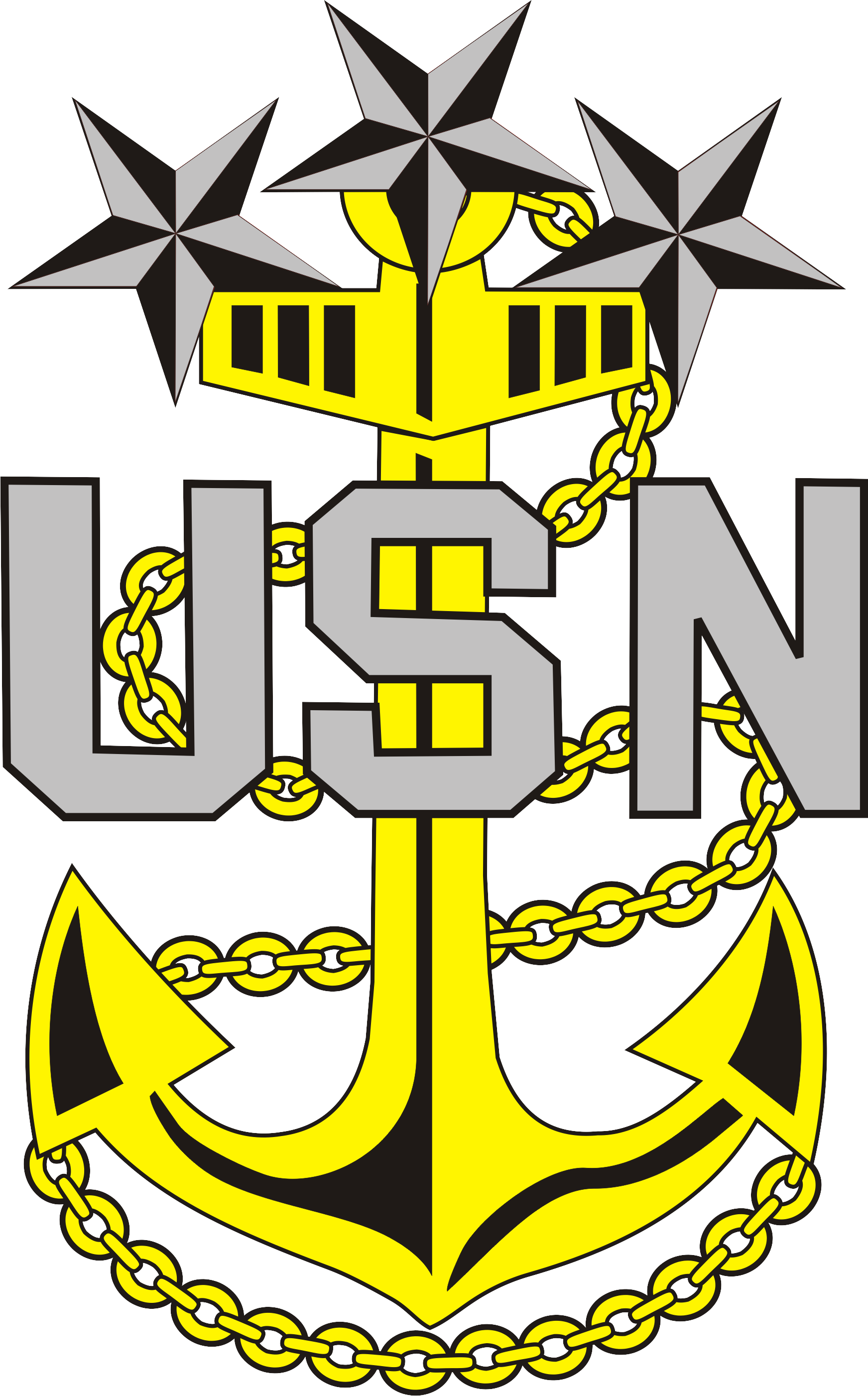 The Goat Locker Clipart - United States Navy Anchor - Png Download (1743x2803), Png Download