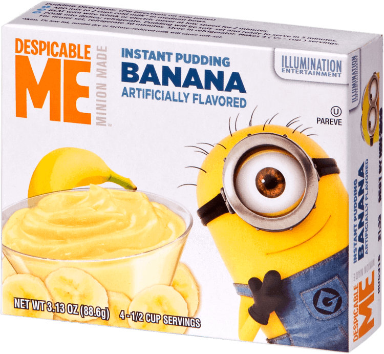 Despicable Me Banana Pudding Box Clipart Large Size Png Image PikPng