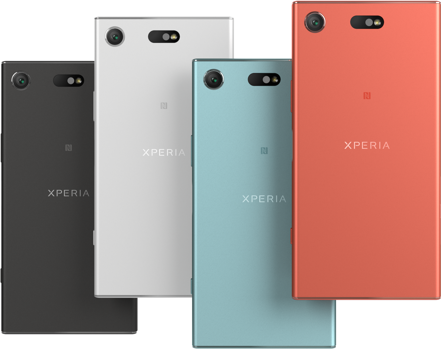 Sony Xperia Xz1 And Xz1 Compact - Sony Xperia Zx1 Compact Clipart (2048x1447), Png Download