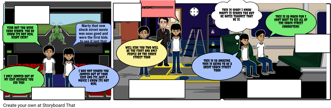 A Shocker On Shock Street - Cartoon Clipart (1164x385), Png Download