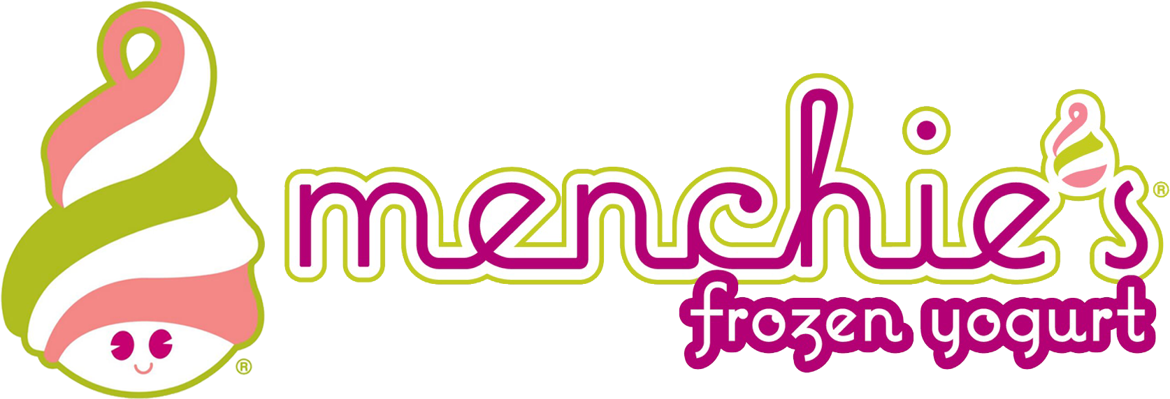 Menchies Frozen Yogurt Logo , Png Download - Menchies Clipart (1674x572), Png Download