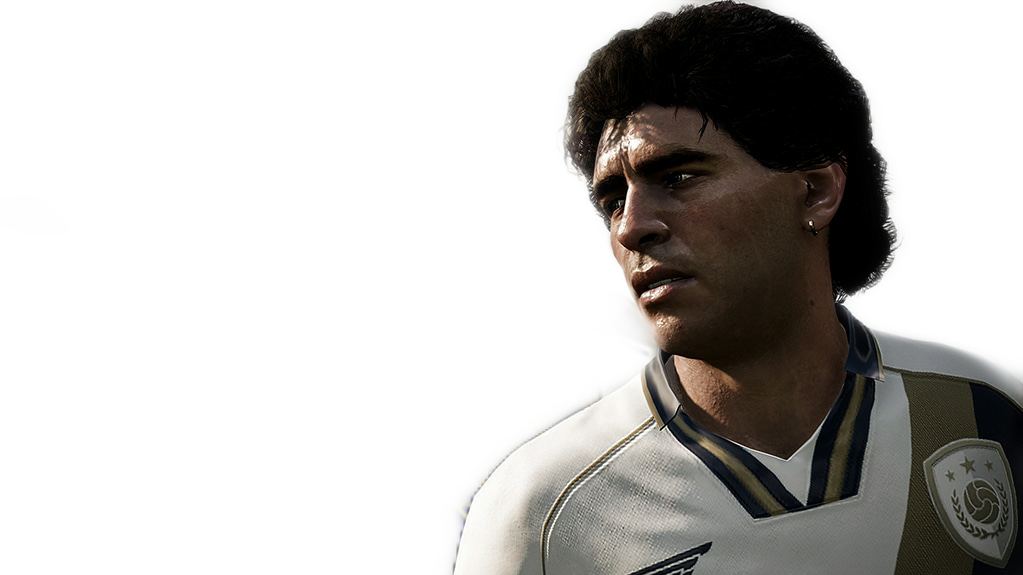 Maradona Sticker - Maradona 95 Fifa 18 Clipart (1023x575), Png Download
