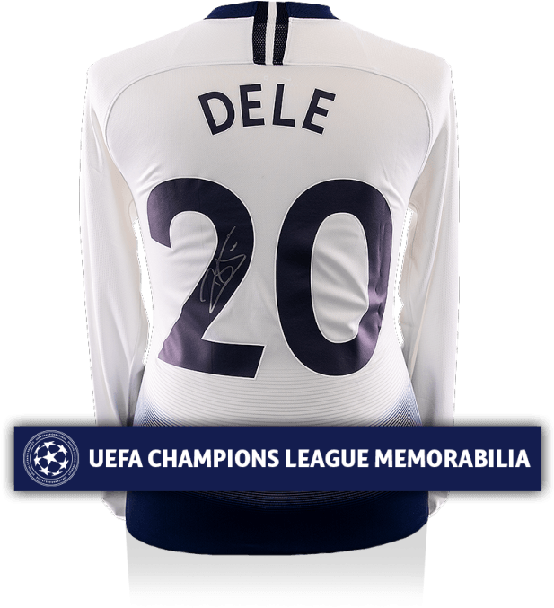 Dele Alli Official Uefa Champions League Back Signed - Uefa Champions League Clipart (700x700), Png Download