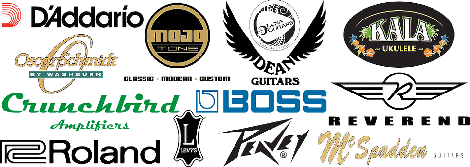 Of New & Used Guitars And Bass Guitars That Includes - Label Clipart (966x343), Png Download