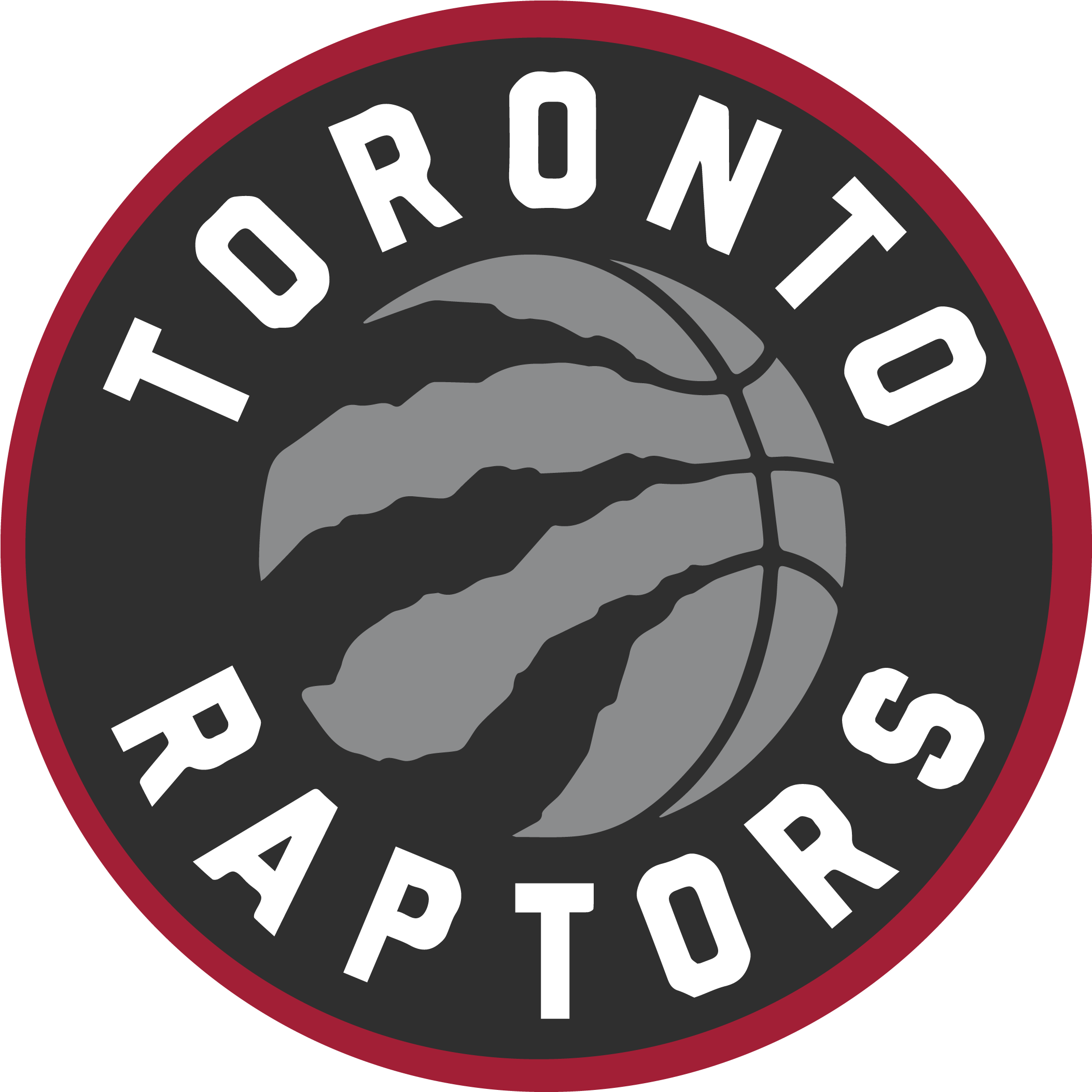 Toronto Raptors Logo - Circle Clipart (3840x2160), Png Download