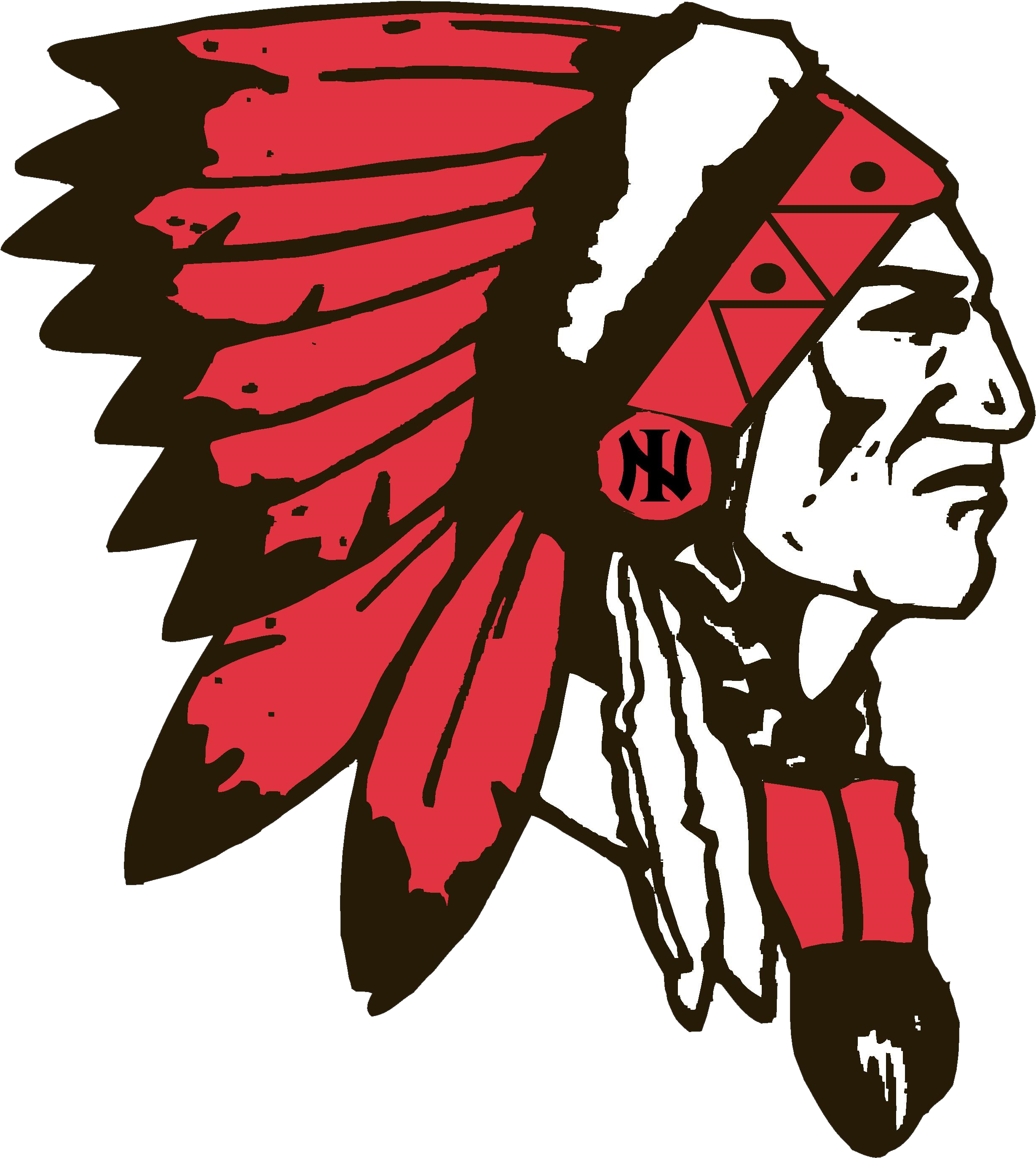 Home Of The Indians - Newton Indians High School Clipart (3300x3304), Png Download