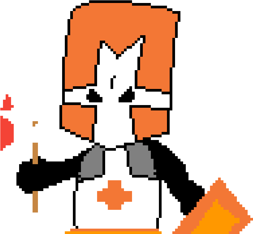 Castle Crashers , Png Download - Minecraft Pixel Art Clipart (847x784), Png Download