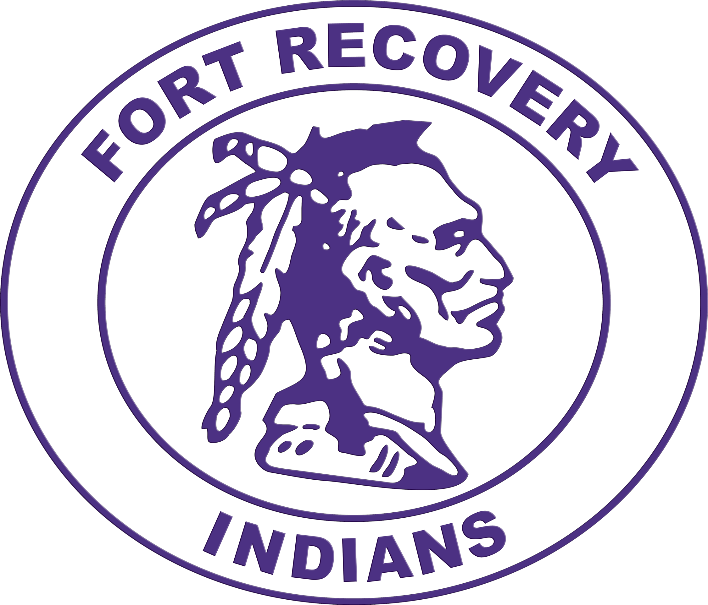 Fort Recovery - Fort Recovery High School Logo Clipart (2251x1926), Png Download