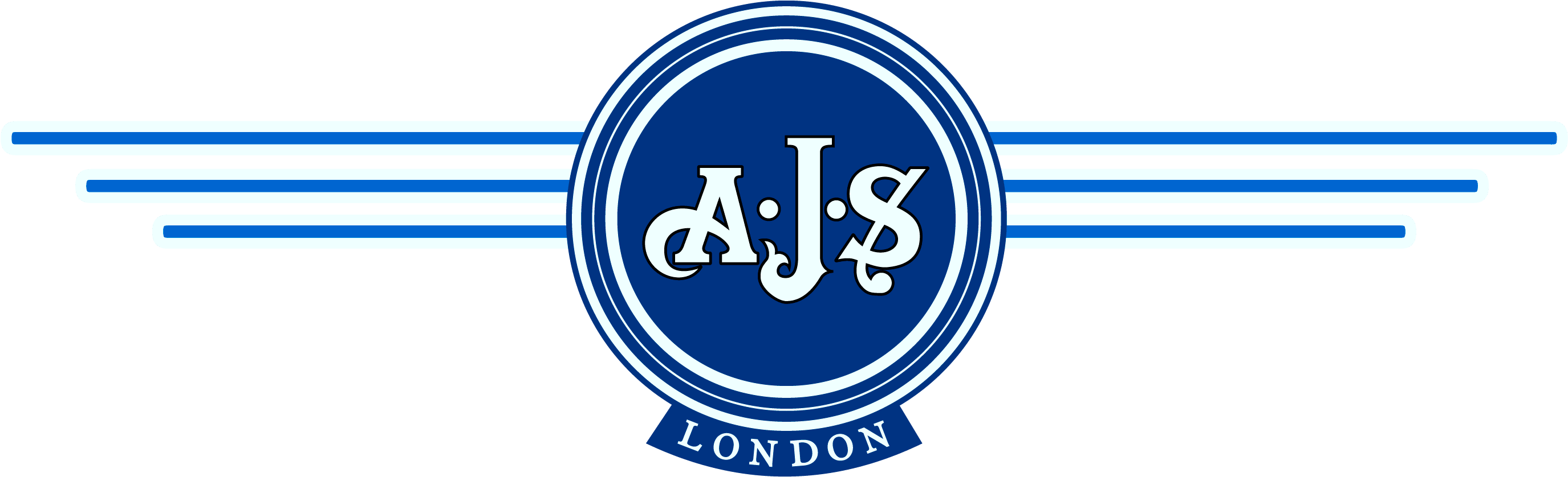 Ajs Motorcycle Logo - Logo Ajs Motorcycle Png Clipart (2800x912), Png Download