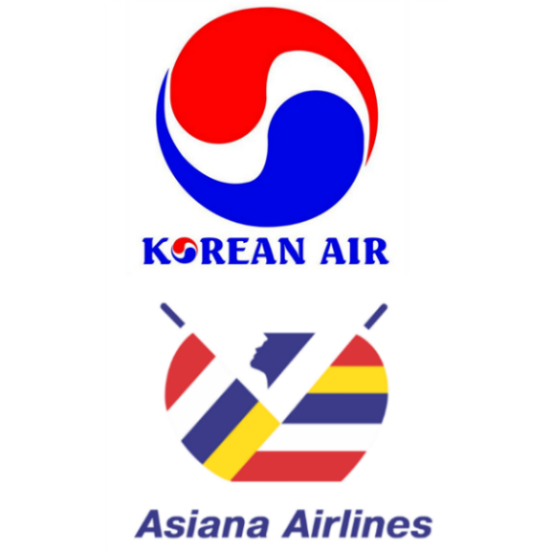 Korean Air Passenger Class Action Settlement Checks - Korean Air Vs Asiana Airlines Clipart (600x600), Png Download