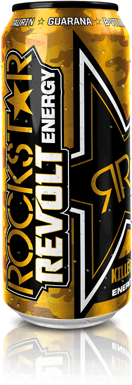Rockstar Revolt Energy - Caffeinated Drink Clipart (534x803), Png Download