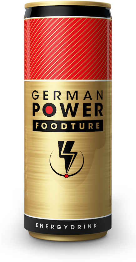 German Power Foodture Energy Drink - Box Clipart (434x938), Png Download