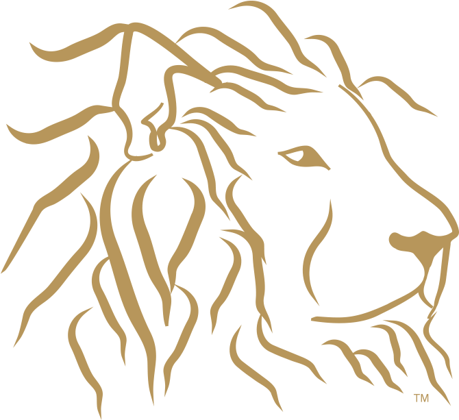 Redlionhotelscorporation Logosvg Wikipedia - Gold Lion Clipart (900x900), Png Download