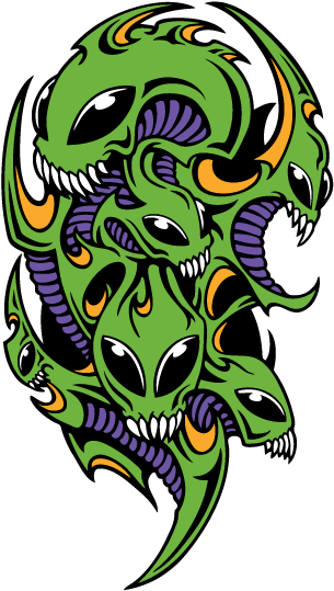 Alien - Illustration Clipart (800x800), Png Download