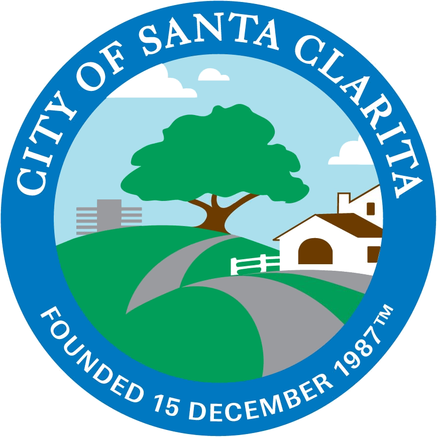 Santa Clarita California Logo Clipart (870x870), Png Download