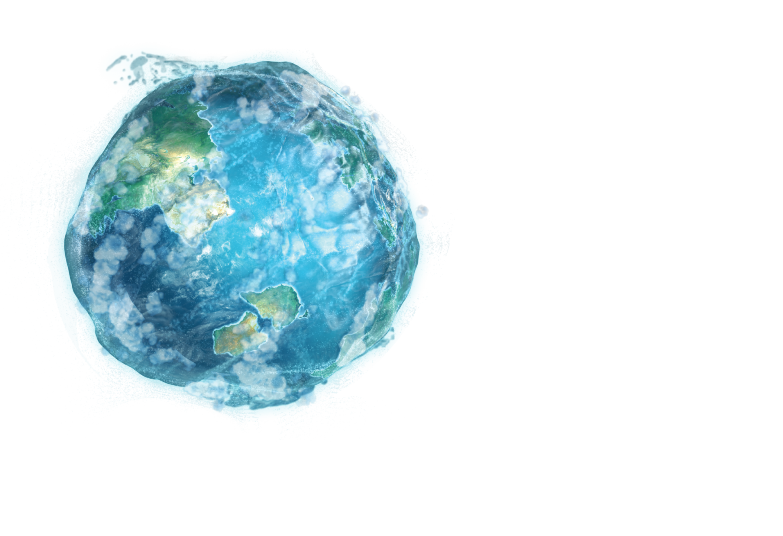 Water Dc Hd White Rgb - Discovery Channel Clipart (2742x1879), Png Download