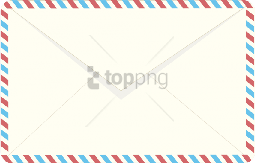 Free Png Download Air Mail Envelope Png Images Background - Old Air Mail Envelope Png Clipart (850x545), Png Download