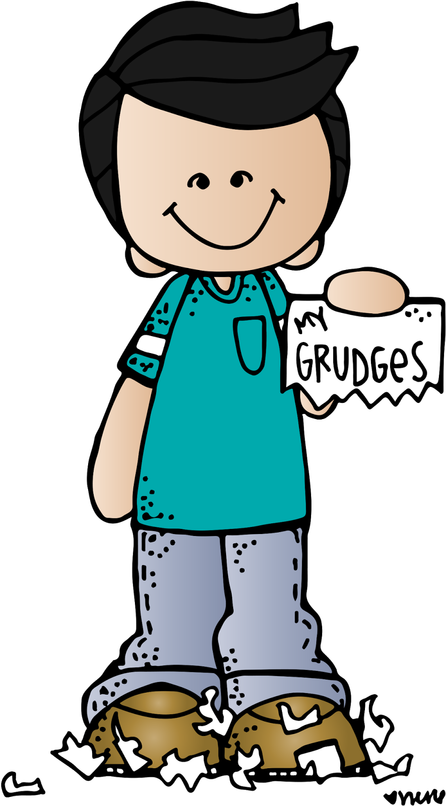 Melonheadz Lds Illustrating - Melonheadz Boy Clipart - Png Download (886x1600), Png Download