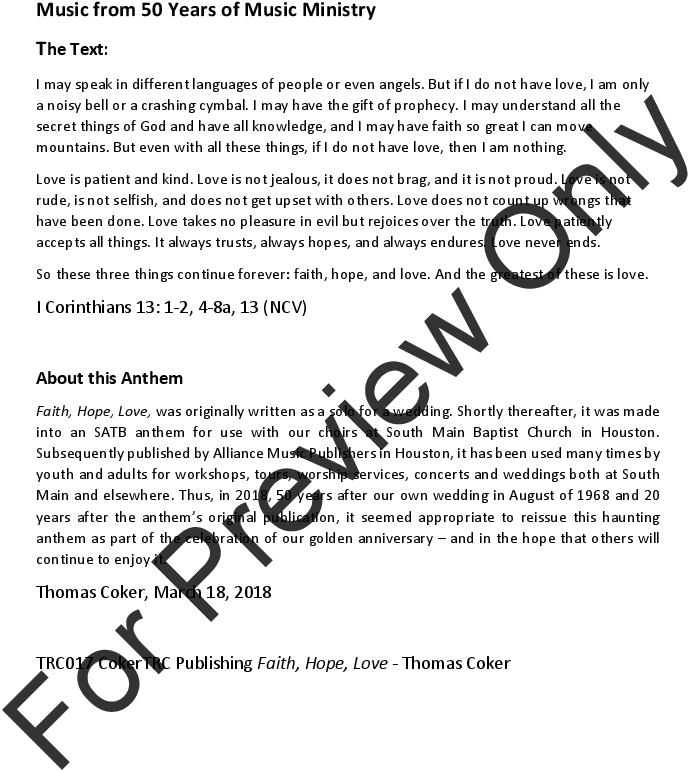 Love Thumbnail Faith, Hope, Love Thumbnail - Still And Know That I Am God Notes Clipart (816x1056), Png Download