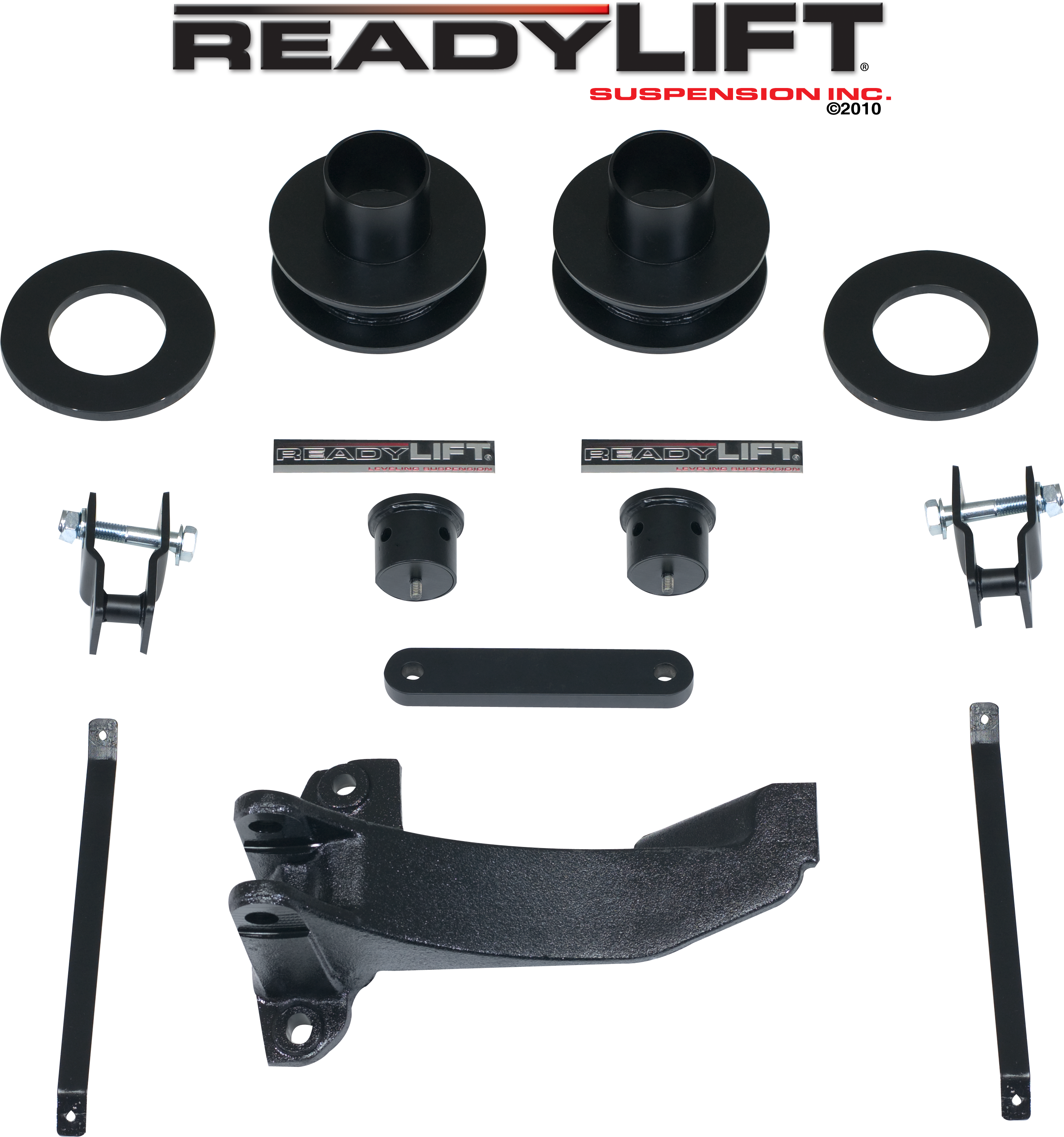 66-2515 - Readylift F350 Track Bar Bracket Clipart (3404x3276), Png Download