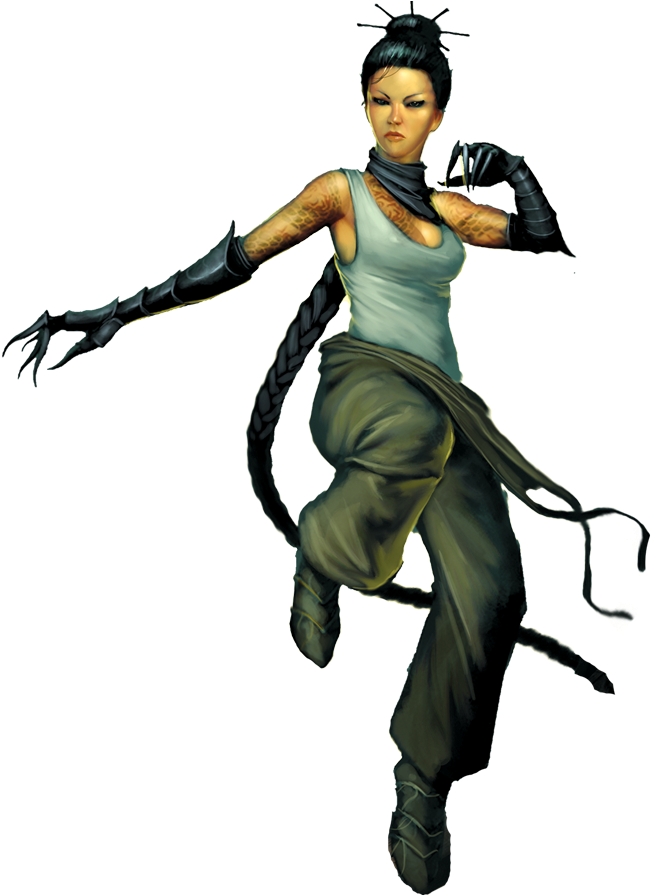 Mei Feng - Malifaux Mei Feng Clipart (661x900), Png Download