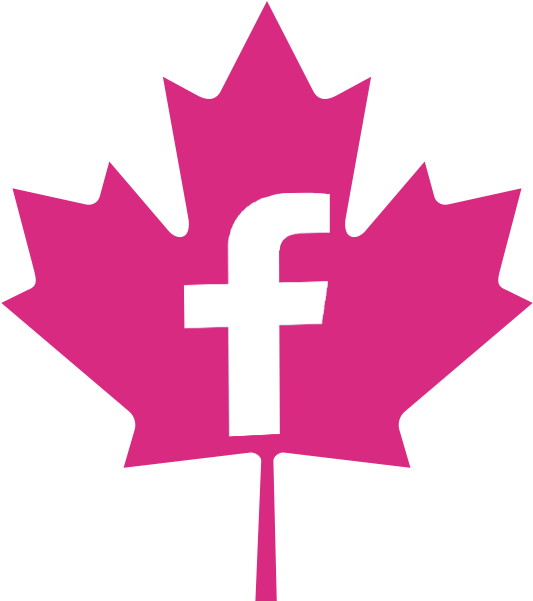Canadian Facebook Logo - Canada Clipart Maple Leaf - Png Download (600x600), Png Download