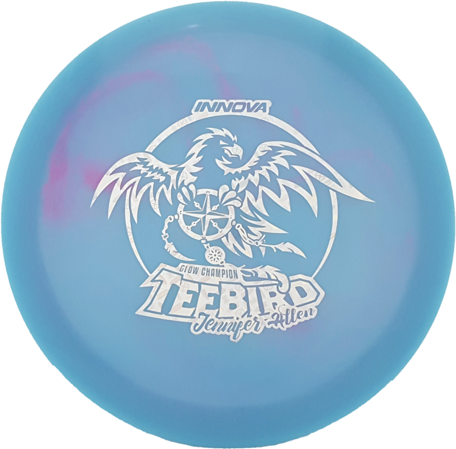 Innova Teebird Champion Color Glow Swirl Jen Allen - Circle Clipart (1080x1080), Png Download
