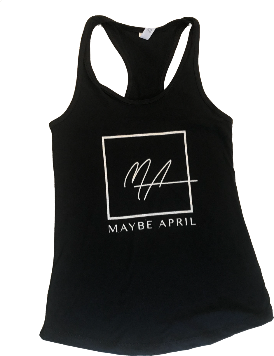 Black Logo Tank Top Clipart (1000x1333), Png Download