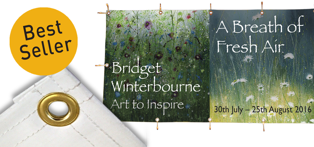 Arrow Print Vinyl Banner - Blue Boutique Clipart (1000x468), Png Download