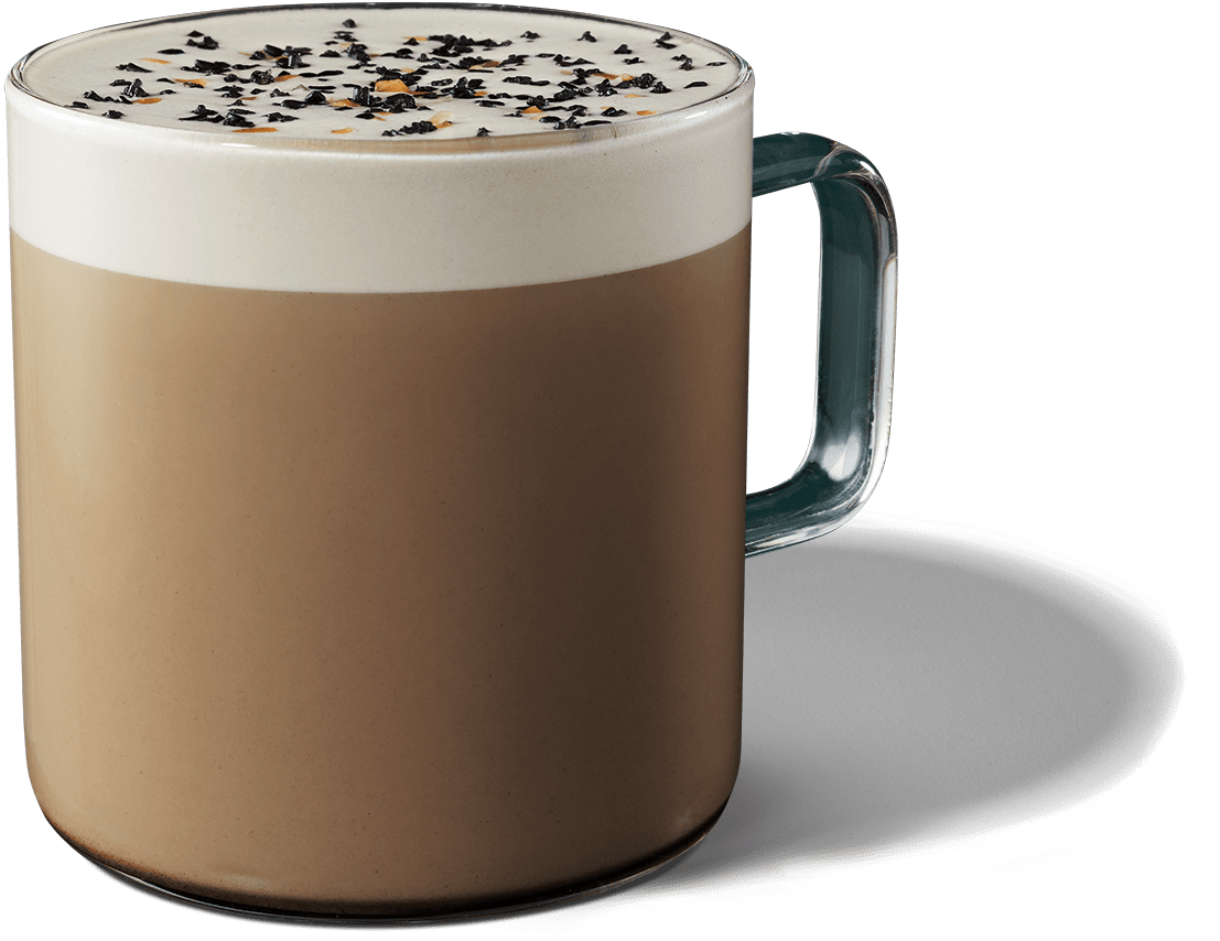 Starbucks Teavana Black Sesame Tea Latte - Cup Clipart (1524x1524), Png Download