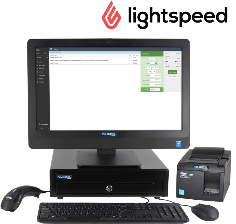 Lightspeed Pos Retail Pc System - Desktop Computer Clipart (800x800), Png Download