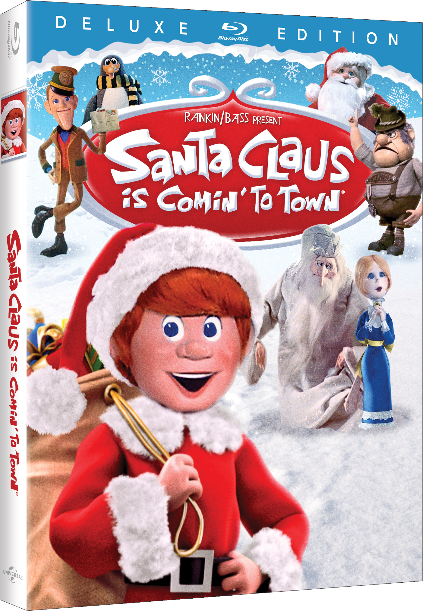 Featuring All-new Bonus Features And Unforgettable - Rankin Bass Santa Claus Is Comin To Town Clipart (2253x2425), Png Download