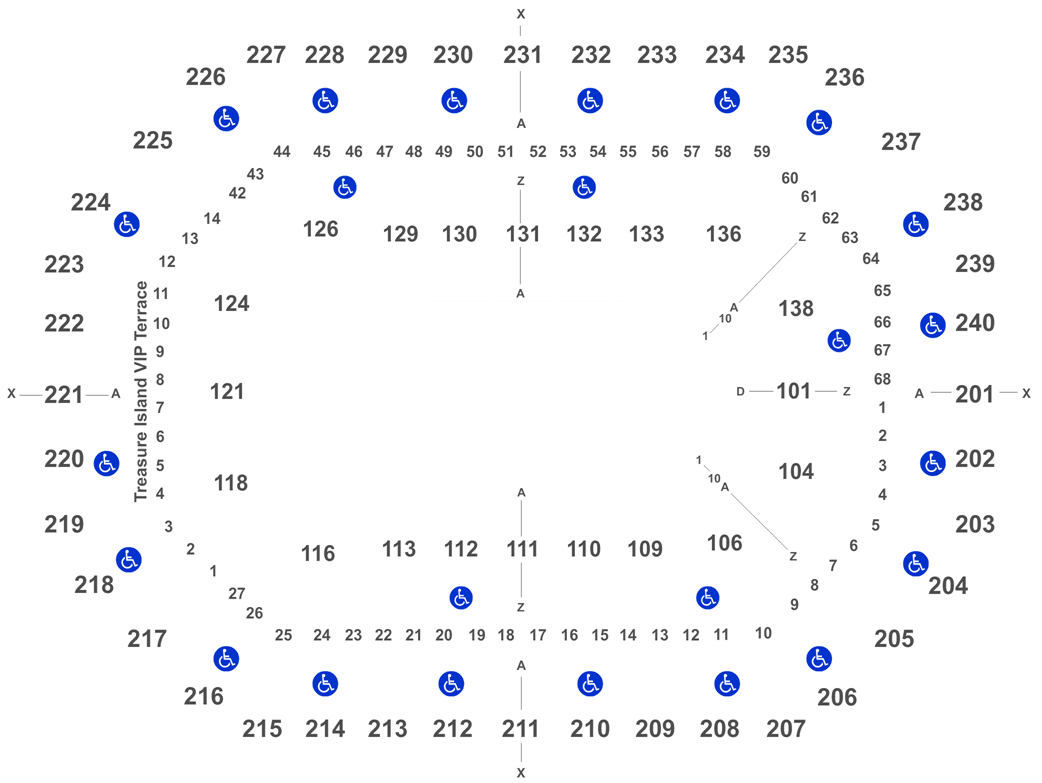 Target Center Volleyball Seating Chart Clipart (1050x820), Png Download