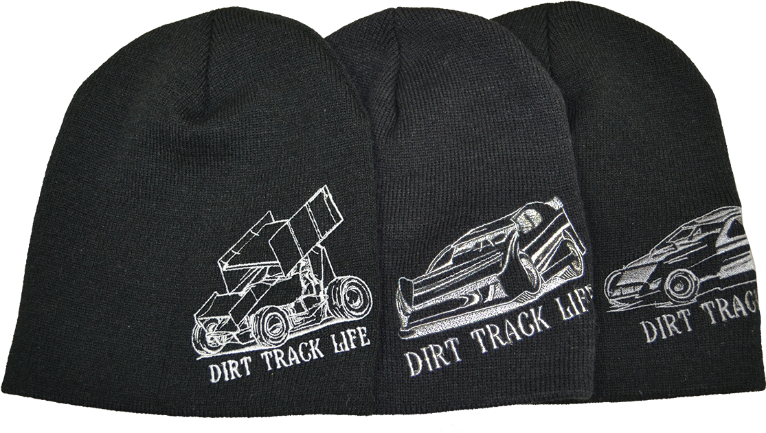 Detailed With This 4"x 5" "dirt Track Life" Embroidery - Beanie Clipart (1220x1220), Png Download