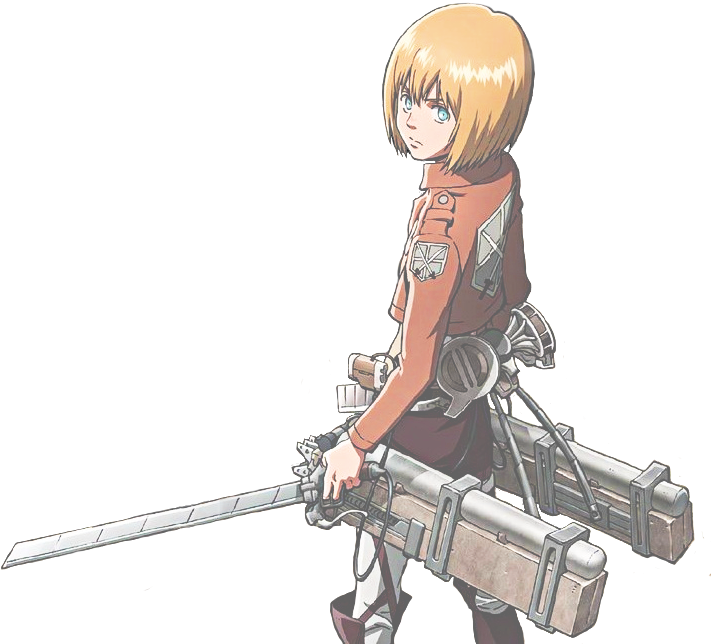 I Made This Transparent Armin For An Old Theme Ages - Attack On Titan Gear Anime Clipart (725x654), Png Download