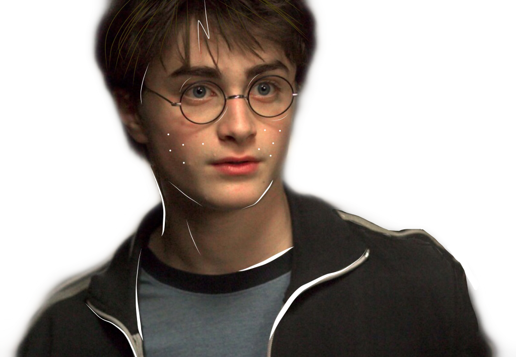 Harrypotter Sticker - Harry Potter Clipart (1024x710), Png Download