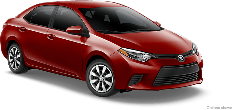Hero - 2016 Toyota Corolla S Red Clipart (900x425), Png Download